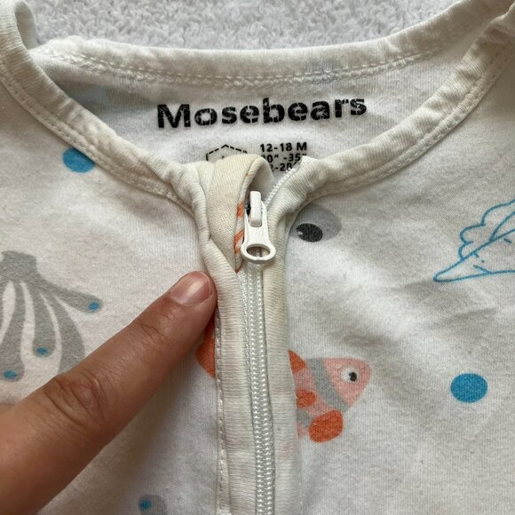 Mosebears Cotton Sleep Sack Bundle 12-18M | 2 Lightweight Unisex Sleep Bags GUC - Picture 12 of 16